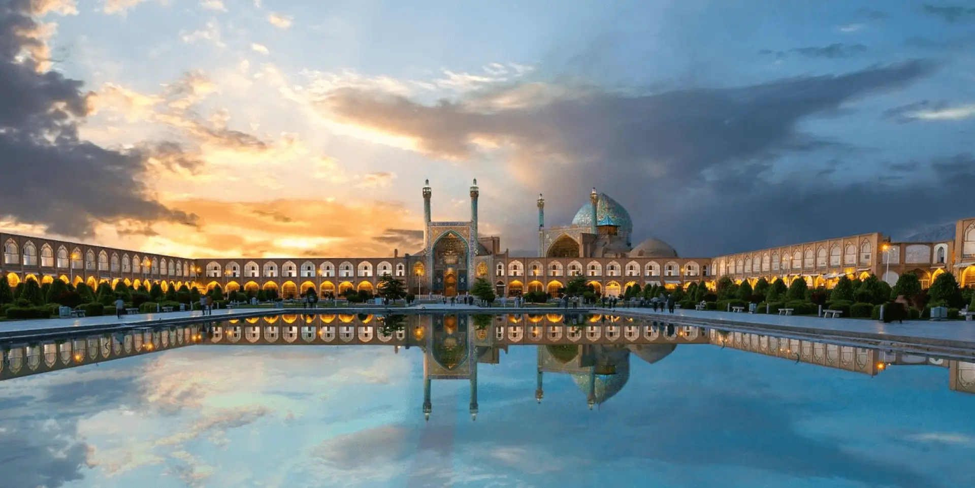 Naqsh-e Jahan Square in Isfahan, Iran